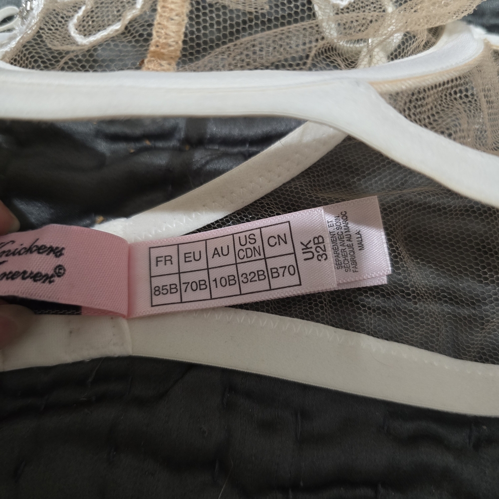 Agent Provocateur Sheer Lace Bra in Cream - Picture 3 of 5